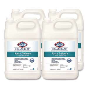 Clorox, Healthcare® Spore Defense Cleaner Disinfectant, Closed System,  1 gal Bottle