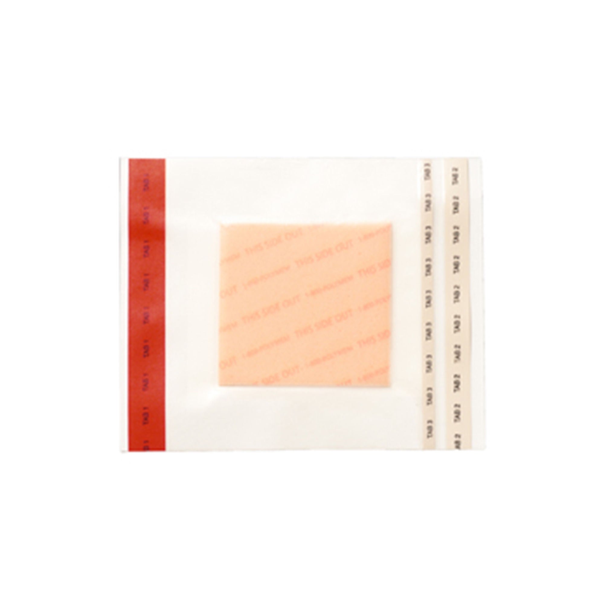 PolyMem® Max® Adhesive with Border Foam Dressing, 6 x 6 Inch