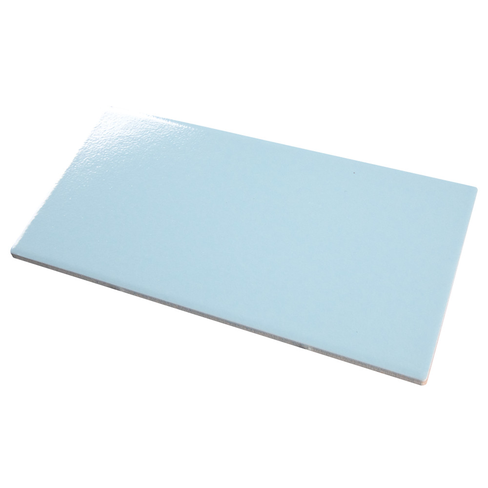 Piscina Glossy Light Blue with BioTech 4-3/4 in. x 9-5/8 in. Porcelain Floor and Wall Tile