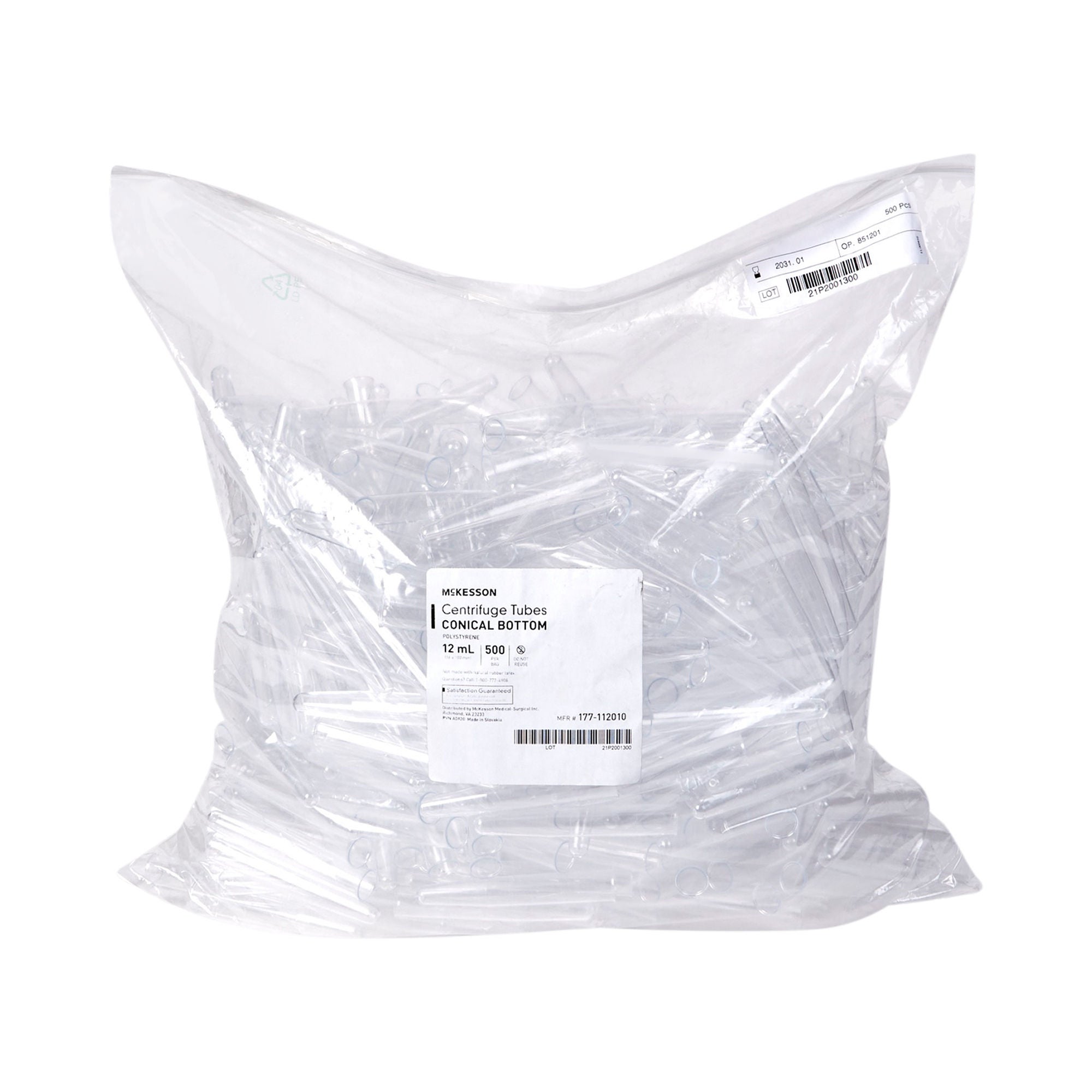 McKesson Centrifuge Tube, 12 mL, 16 x 100 mm