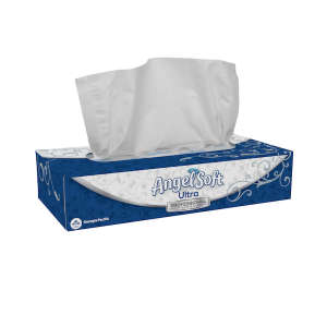 GEO49590, Georgia Pacific, Angel Soft Ultra Professional Series, Facial Tissue, 2 ply, White