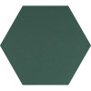 Six Green 6×6 Hexa Field Tile Matte