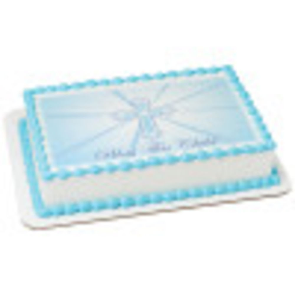 Image Cake Bless This Child Blue