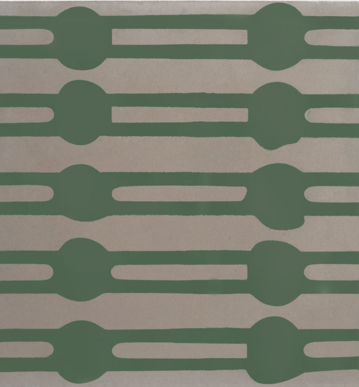 a tile with green and grey lines on it.