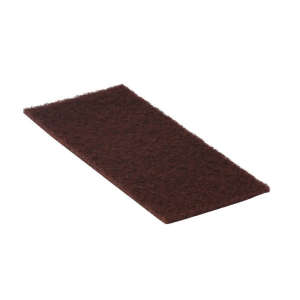 Hillyard, Trident® MFPP Rectangular Floor Pad, 4.5"x10, Maroon