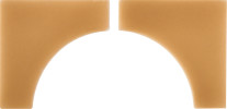 Cursive Goldenrod 3×6 2 Corner Glossy
