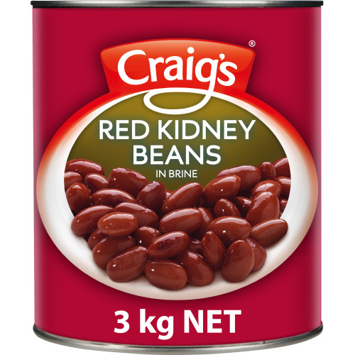  Craig's® Red Kidney Beans in Brine 3kg 