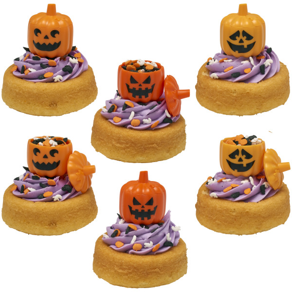 Fillable Pumpkin Cupcake Rings
