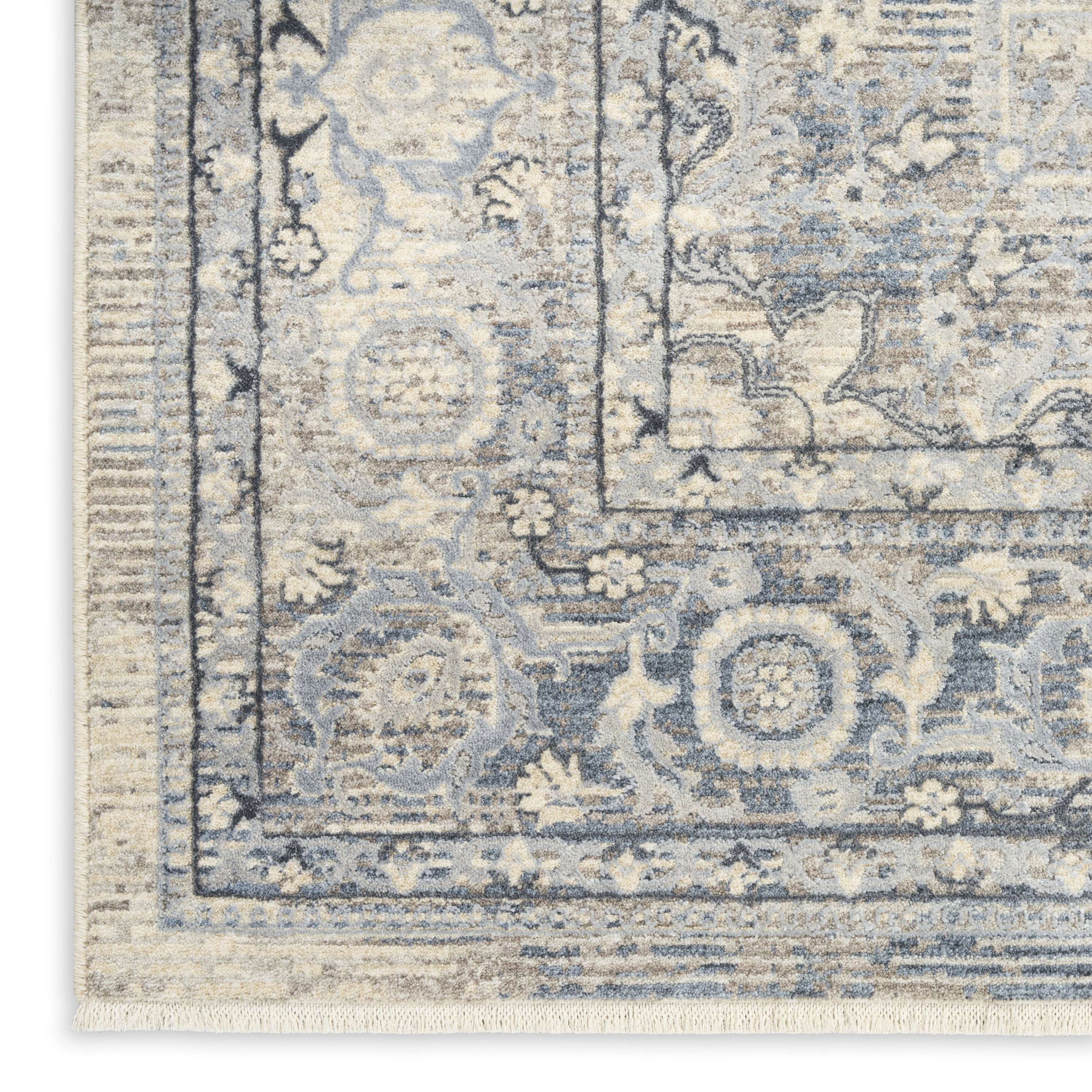 Nourison Sultana 7'10" x 10'2" Ivory Blue Vintage Indoor Rug