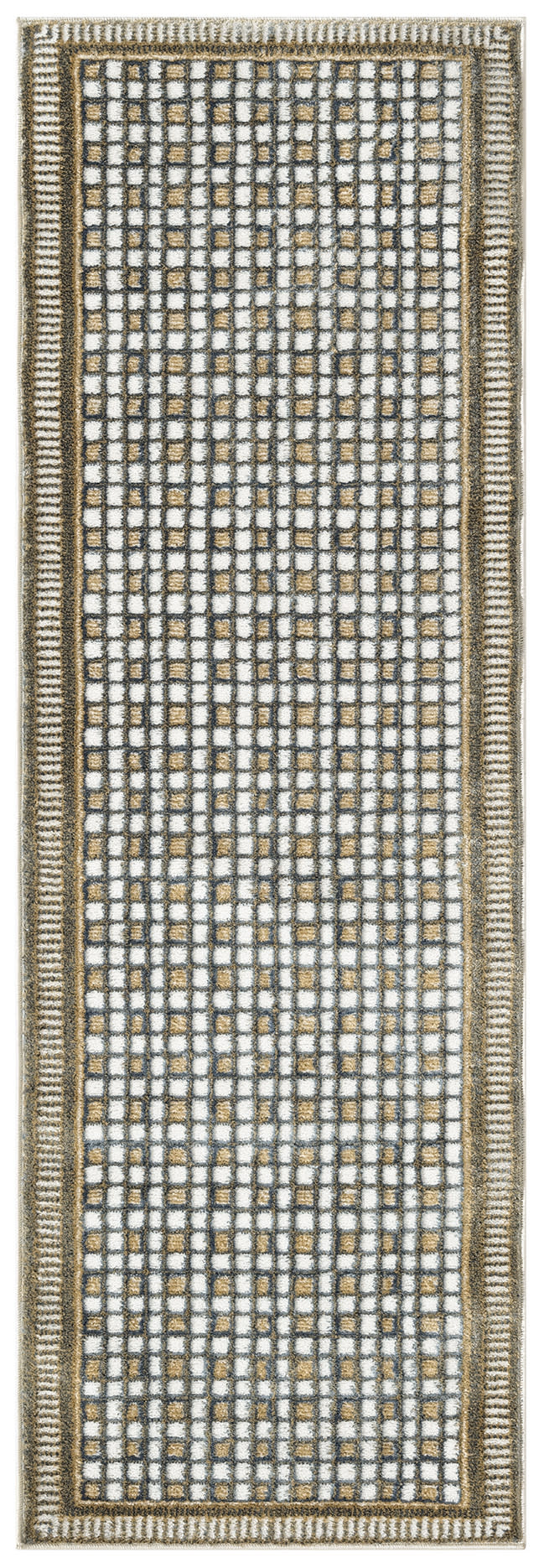 Nourison Nordic 2' x 6' Multicolor Modern Indoor Rug