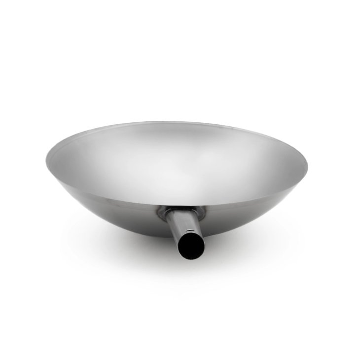 14-inch carbon steel induction wok pan