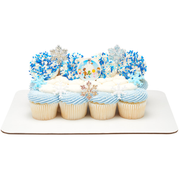Frosty the Snowman Holly Jolly Fun PhotoCake® Edible Image®
