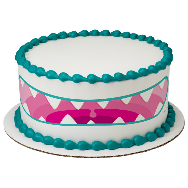 Monster Mouth Red PhotoCake® Edible Image® Strips