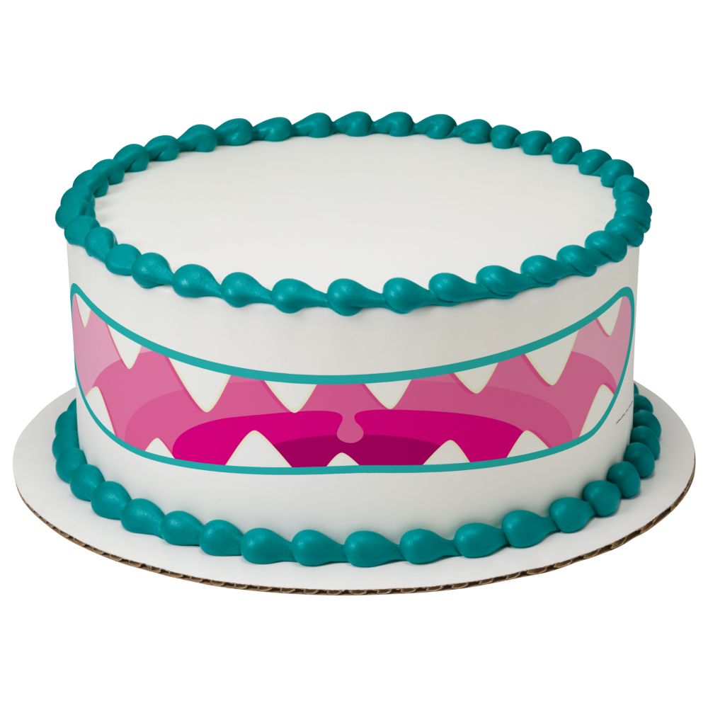 Image Cake Monster Mouth Red