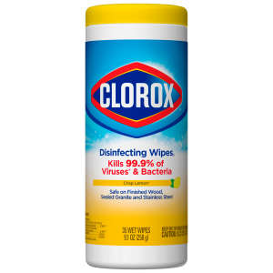 Clorox, CloroxPro™ Disinfecting Wipes, Lemon Scent,  35 Wipes/Container