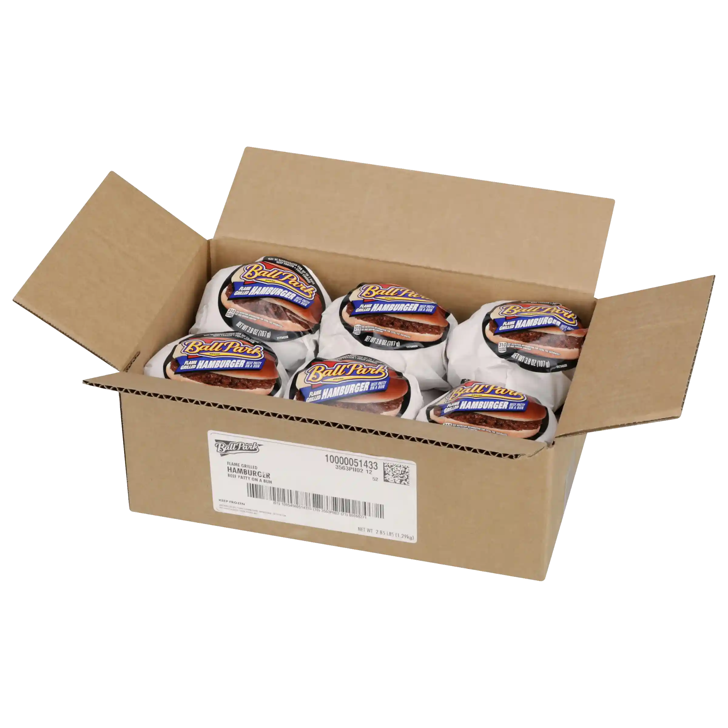 Ball Park® Butcher Wrapped Flame Grilled Beef Burger on a Bun_image_4