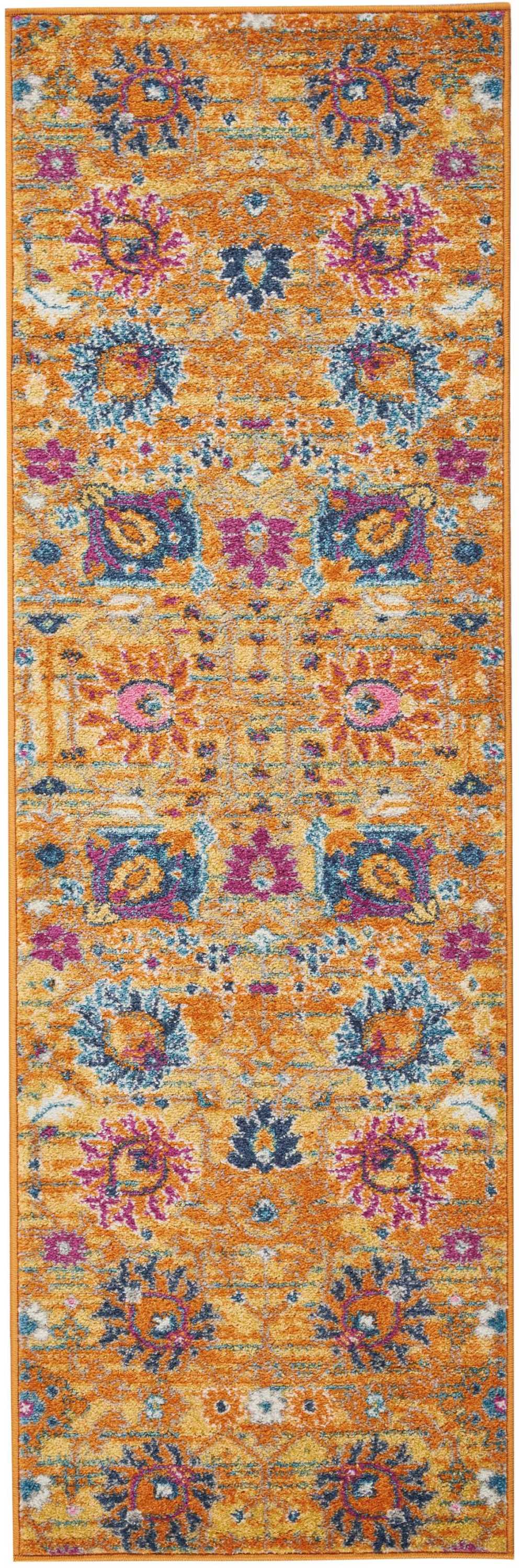 Nourison Passion 1'10" x 6' Sunburst Bohemian Indoor Rug