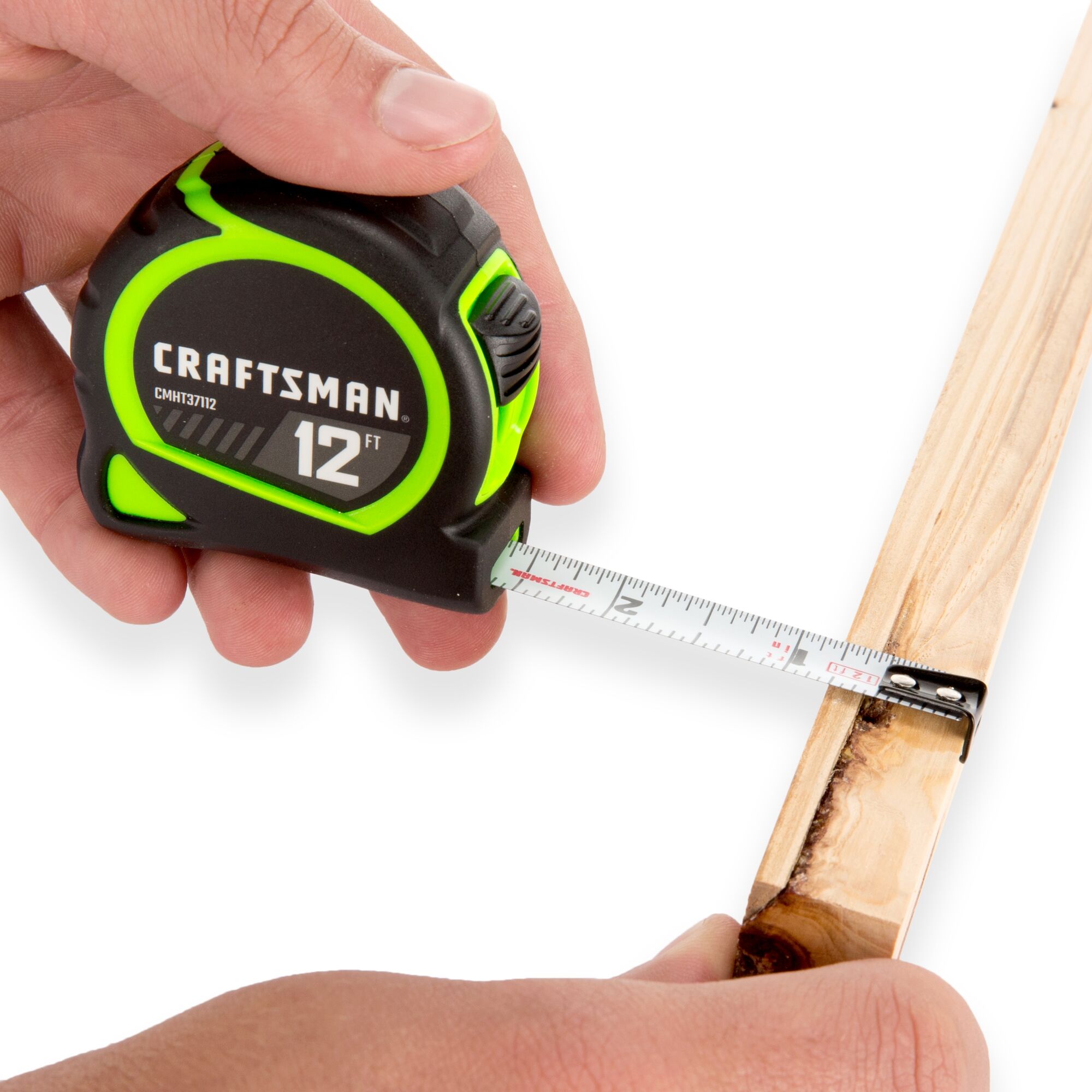 View of CRAFTSMAN Measuring: Short Tapes  being used by consumer