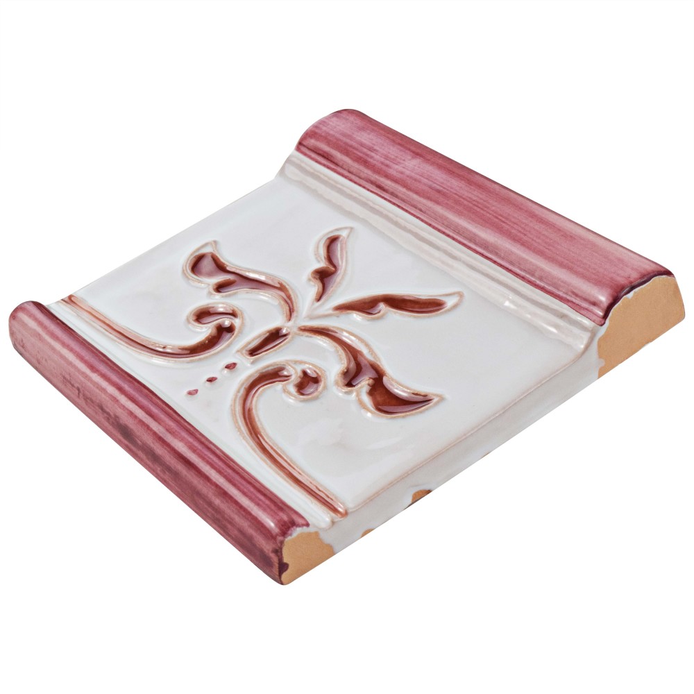 Novecento Friso Evoli Burdeos 5-1/8 in. x 5-1/8 in. Ceramic Wall Trim