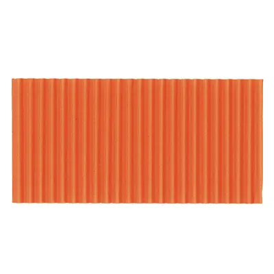 Corobuff Corrugated Paper, Orange, 48" x 25', 1 Roll