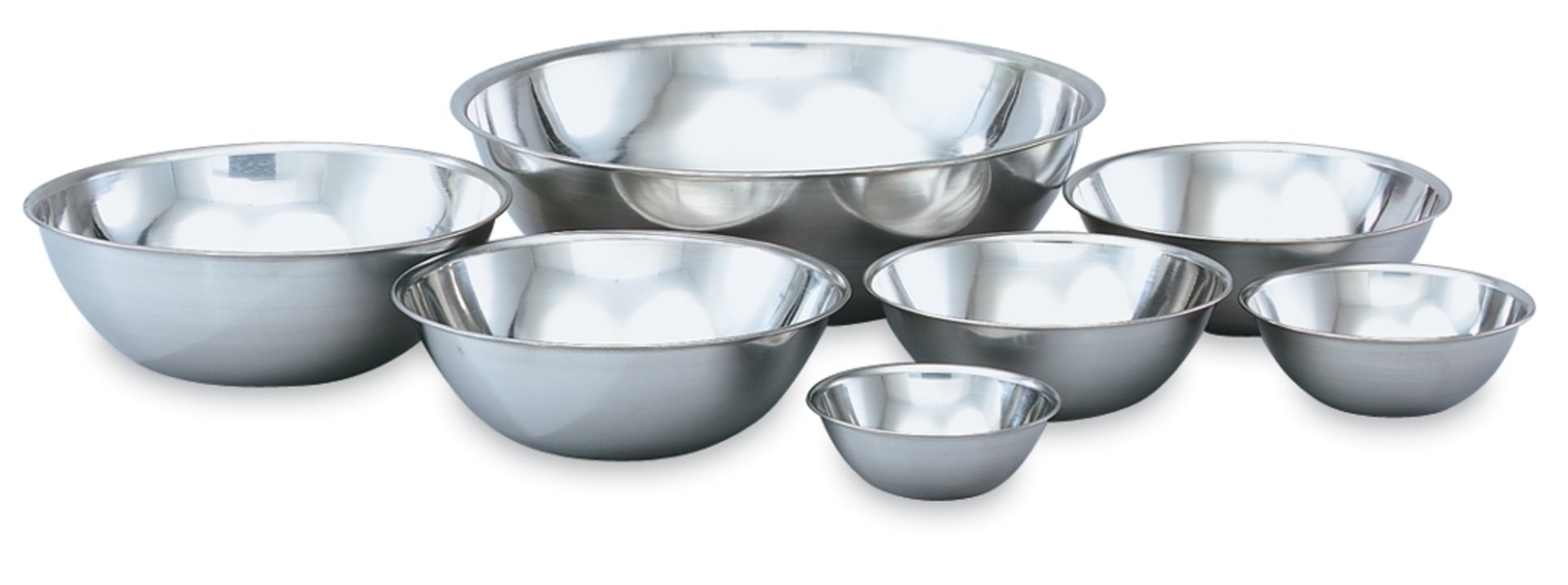 ¾-quart economy stainless steel mixing bowl