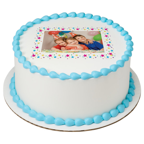 Stars PhotoCake® Edible Image® Frame