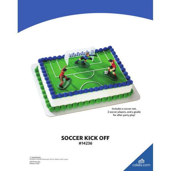 Soccer Kick Off The Magic of Cakes® Icing Only Page