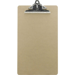 Masonite Clipboard, Legal Size 9" x 15.5"