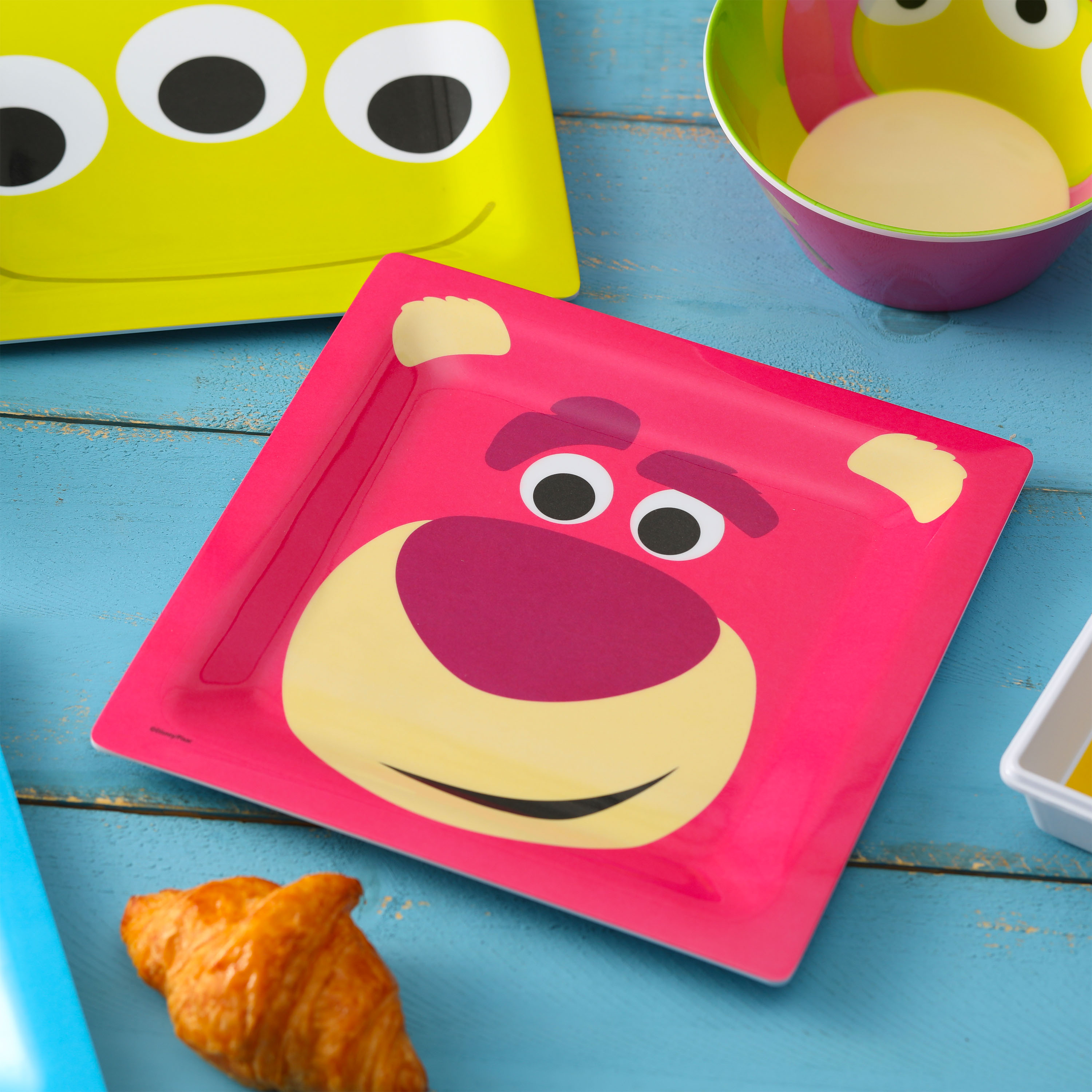 Disney and Pixar Toy Story 4 Plate and Bowl Set, Lotso, 2-piece set slideshow image 3 Disney and Pixar Toy Story 4 Plate and Bowl Set, Lotso, 2-piece set slideshow image 3