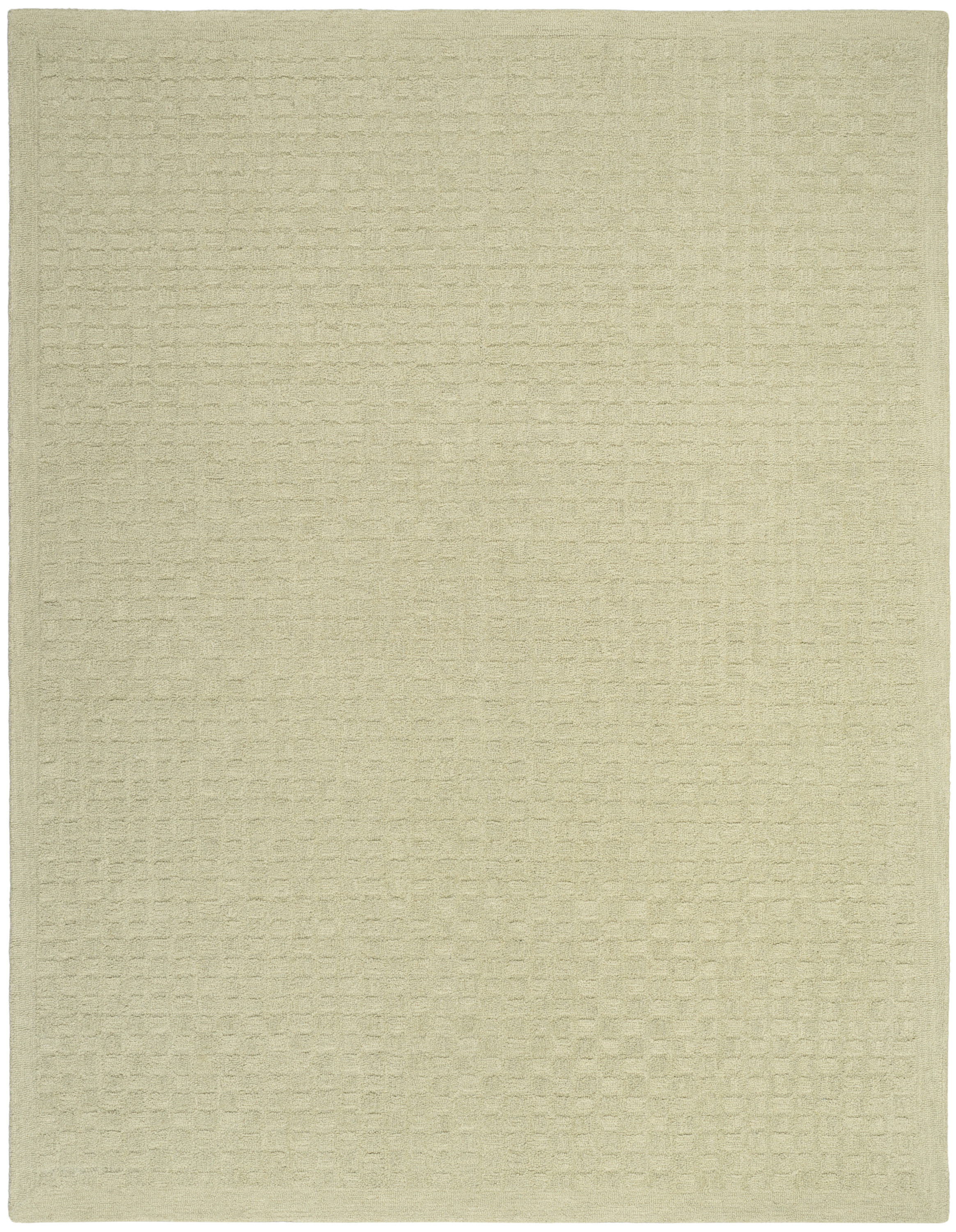 DKNY Pure Grids 8'6" x 11'6" Light Green Contemporary Indoor Rug