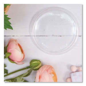 Dart, Non-Vented Container Lids, Plastic, Clear