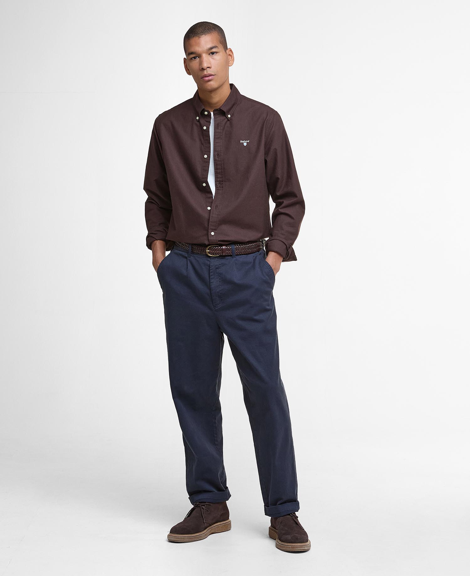 Oxford Tailored Long-Sleeved Shirt image number 1