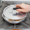 8 5/16-inch Wear-Ever® flat aluminum cover with dipped handle