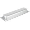 Half-long-size 2 ½-inch-deep Super Pan® heavy-duty stainless steel steam table pan with flat corners