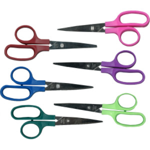 Children's 5" Pointed Scissors, Assorted Colors, Single