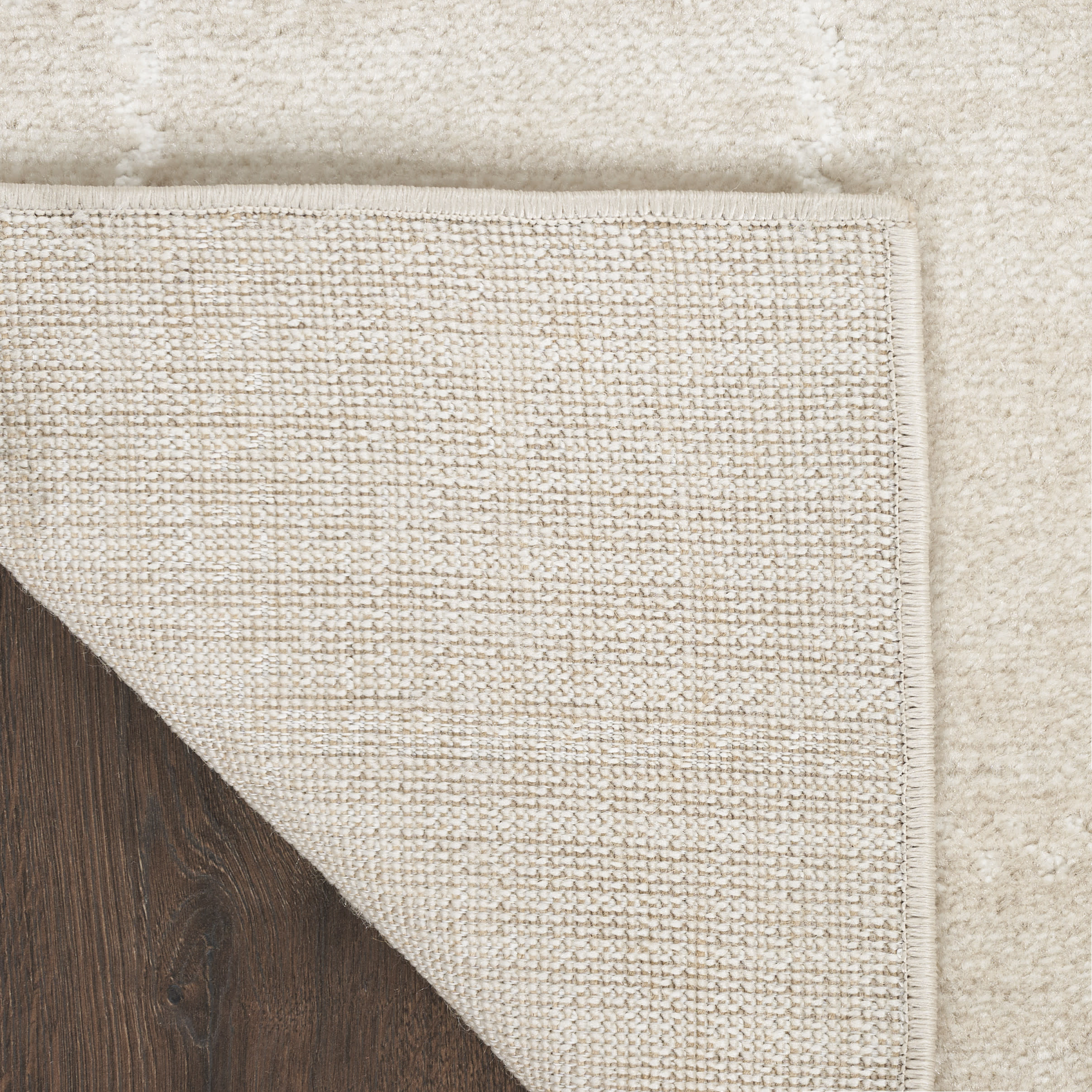 Nourison Serenity Home 2'2" x 6' Ivory Modern Indoor Rug