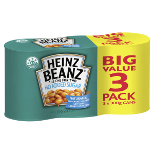  Heinz Beanz® No Added Sugar Multipack 3 x 300g 