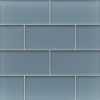 Tomei Wedgewood Blue 1×1 Mosaic Silk