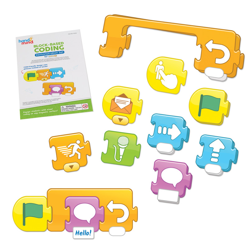 Hand2Mind Block-Based Coding Demonstration Set for ScratchJr ...