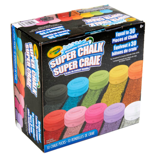 Crayola Washable Sidewalk Super Chalk 10 count