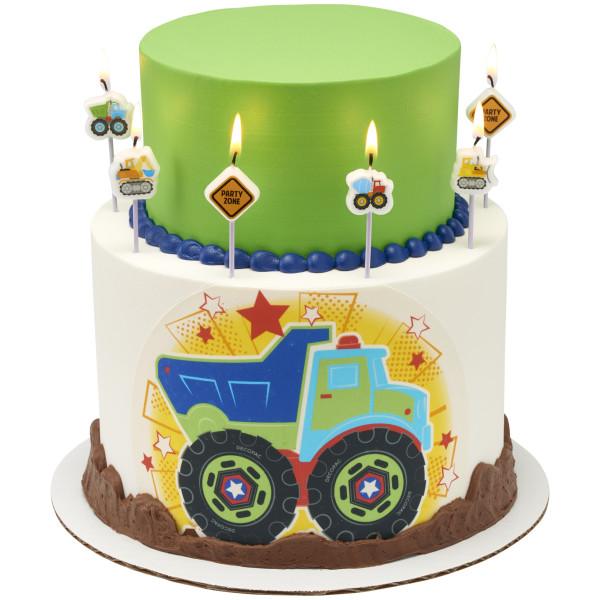 Construction Shaped Candles