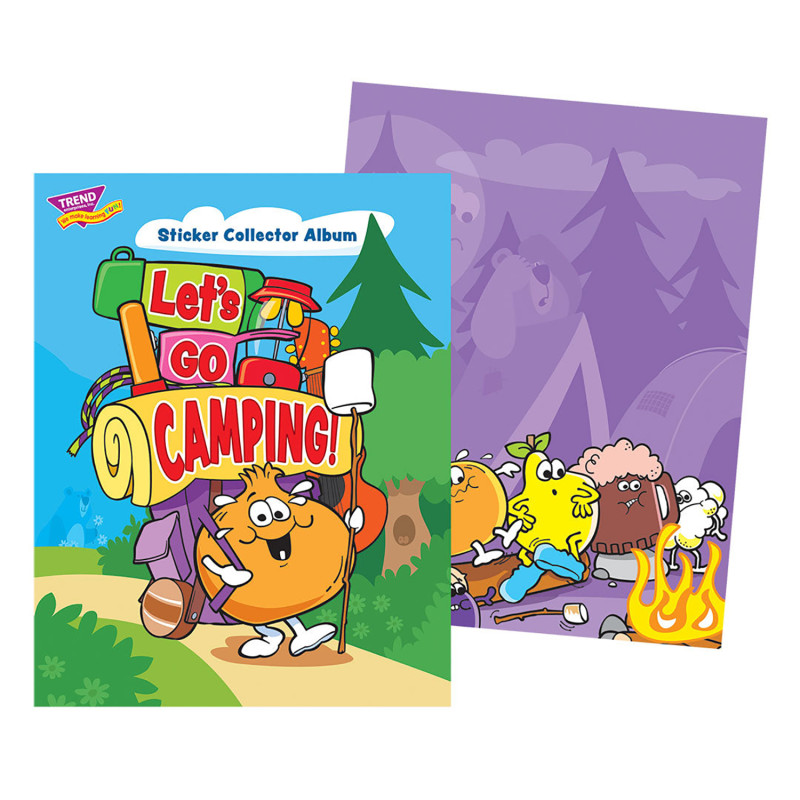 Let's Go Camping Sticker Collector Album - Large