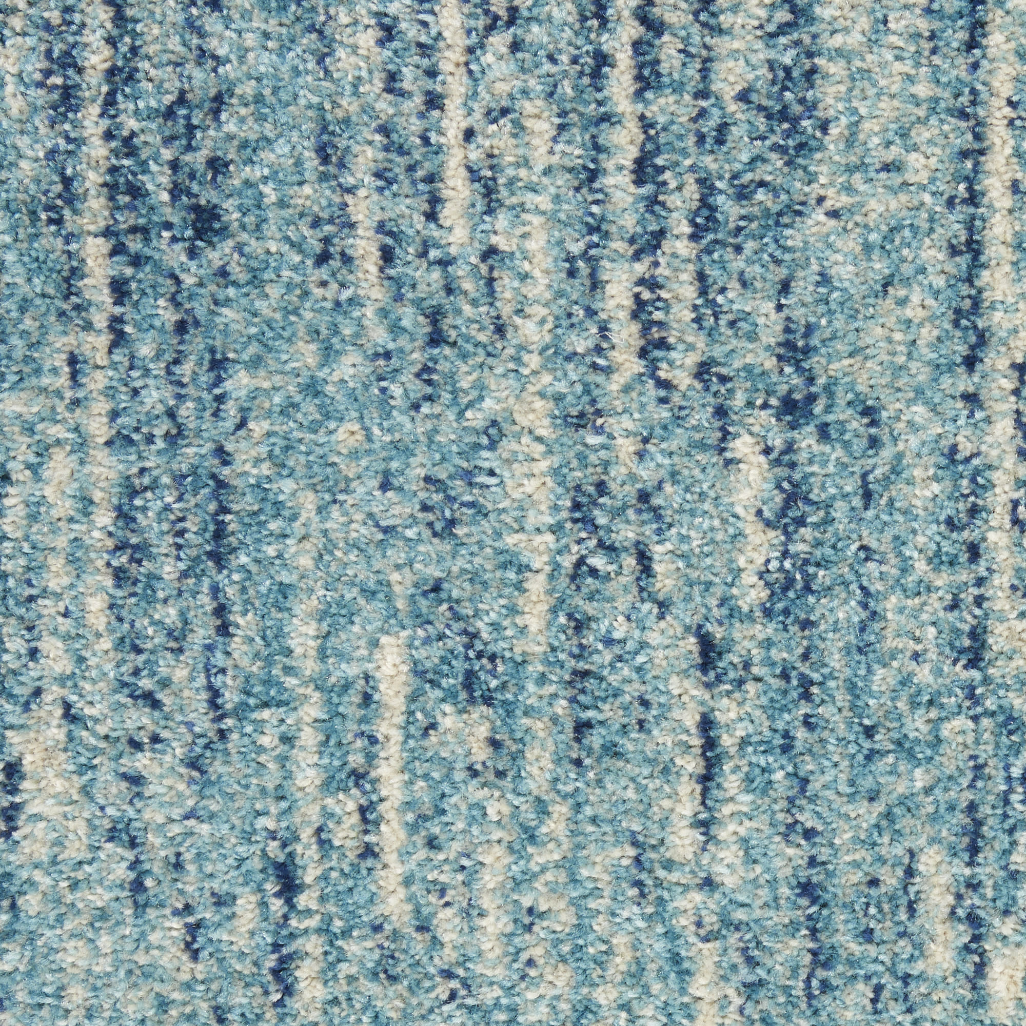 Nourison Passion 3'9" x 5'9" Navy Light Blue Modern Indoor Rug