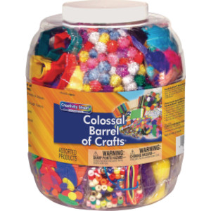 Colossal Barrel of Crafts&reg;, Assorted Colors & Sizes, 1 Kit