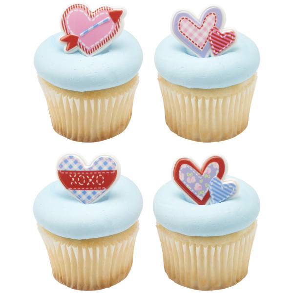 Cross My Heart Cupcake Rings