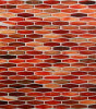 Tozen Marakkech Red 5/8×2 Martini Mosaic Natural
