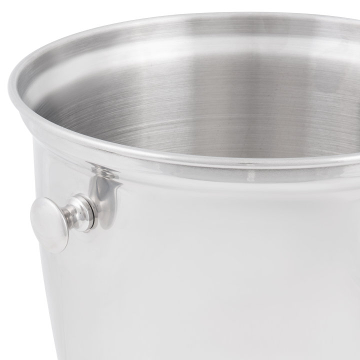 8-quart double-bottle stainless steel wine bucket with handles