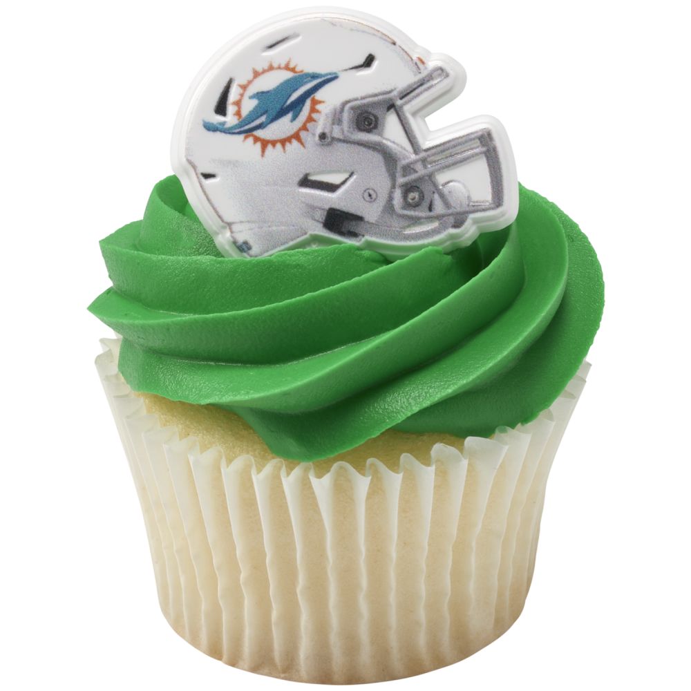 Image Cake NFL Miami Dolphins Helmet