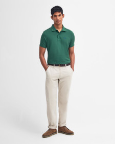 Lightweight Sports Short-Sleeved Polo Shirt Racing Green