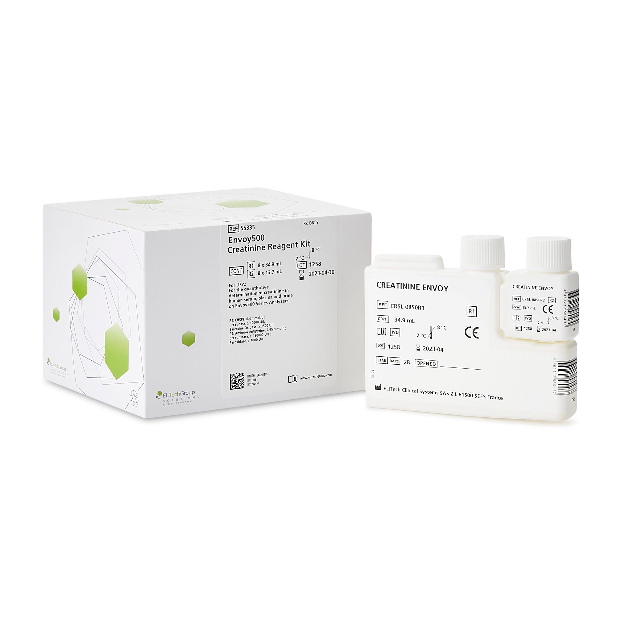 General Chemistry Reagent Envoy® 500 Creatinine For Envoy 500 Chemistry Systems 784 Tests